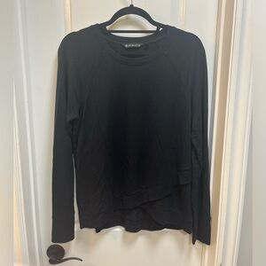Athleta long-sleeve cross-front top